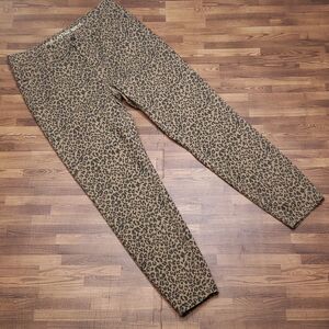 Vanilla Star Leopard Print Skinny Jeans size 11
